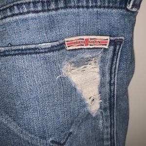 Hudson Ciara Super Skinny Exposed Button Jeans